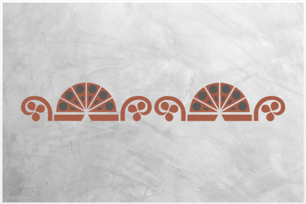 Preview: Classic-Bordüre-C0159_by-SchablonenProfi