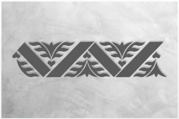 Classic-Bordüren-Schablone-C0165_by-SchablonenProfi