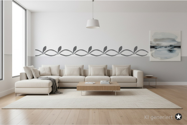 Preview: Classic Bordüren Schablone C0169