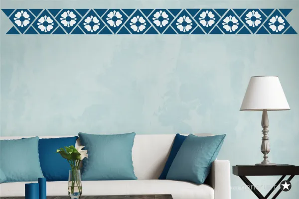 Classic-Bordüren-Schablone-C0171_by-SchablonenProfi