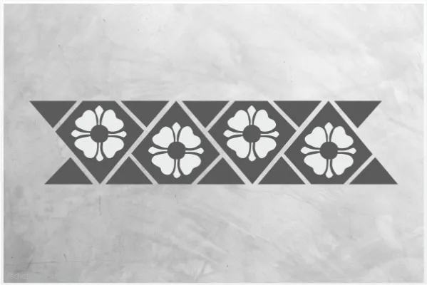 Classic-Bordüre-C0171_by-SchablonenProfi