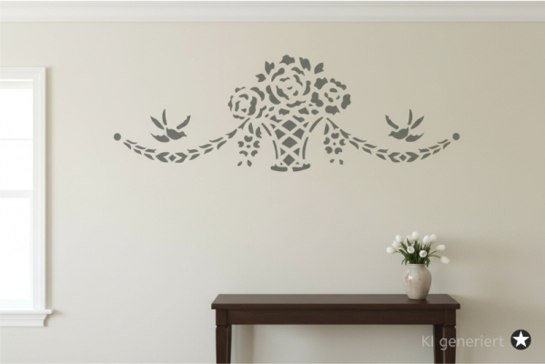 Preview: Classic Bordüren Schablone C0172