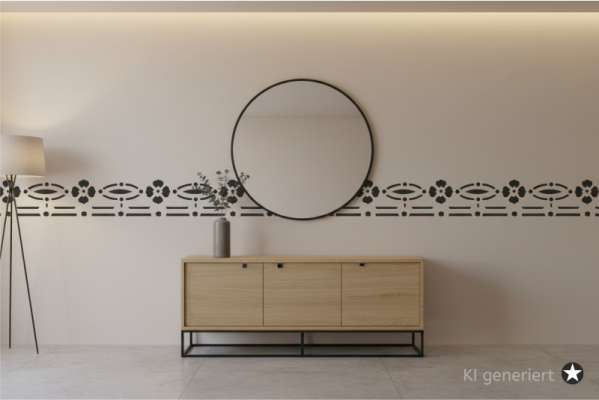 Preview: Classic Bordüren Schablone C0174