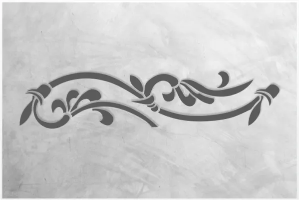 Classic-Bordüre-C0176_by-SchablonenProfi