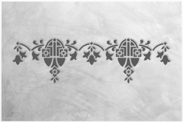 Preview: Decoart Bordüren Schablone D0102