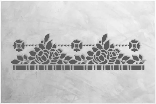 Deco-Art-Bordueren Schablone_D0159_by-SchablonenProfi
