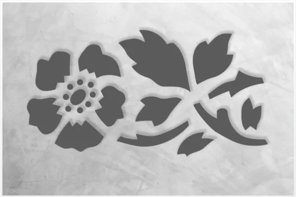 Einzelmotiv-Schablone-Blume_926_SchablonenProfi