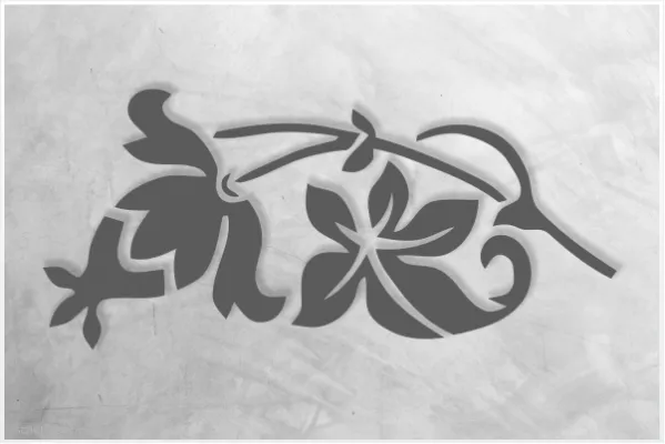 Einzelmotiv-Schablone-Blume_939_SchablonenProfi