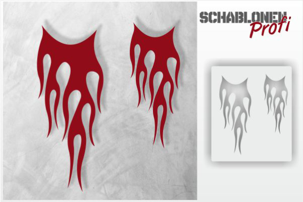 Flammen_Schablone_-3_by-SchablonenProfi