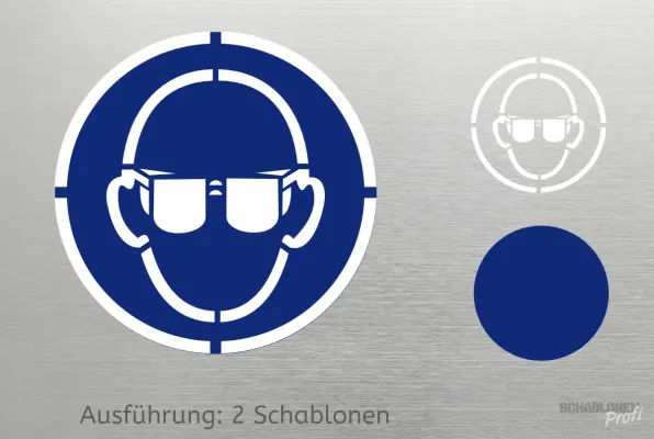 Preview: Gebotszeichen-Augenschutz-benutzen-Schablone-2-1186-SchablonenProfi