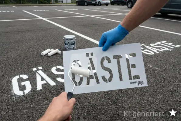 Preview: GÄSTE-Parkplatzschablone_201_Thumbnail-schablonenprofi