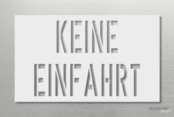KEINE-EINFAHRT-Parkplatzschablone_244_schablonenprofi