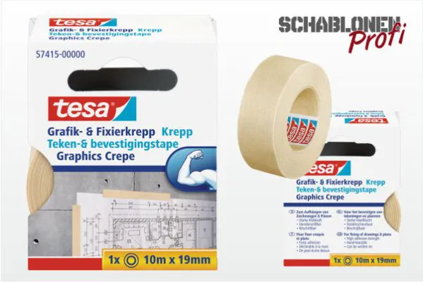 Krepp Fixierklebeband