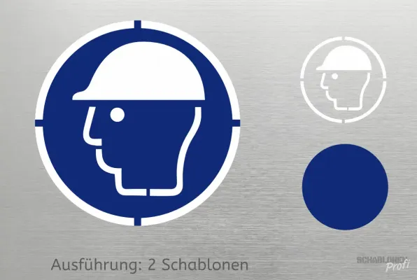 Preview: Kopfschutz-benutzen-Schablone-2-1191-SchablonenProfi