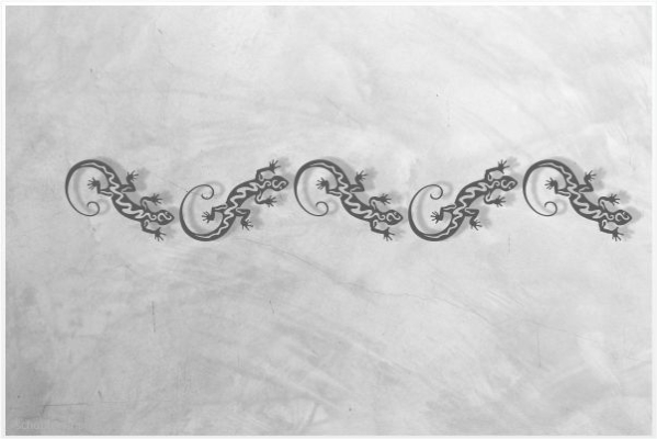 Preview: Moderne Bordüren Schablone M029