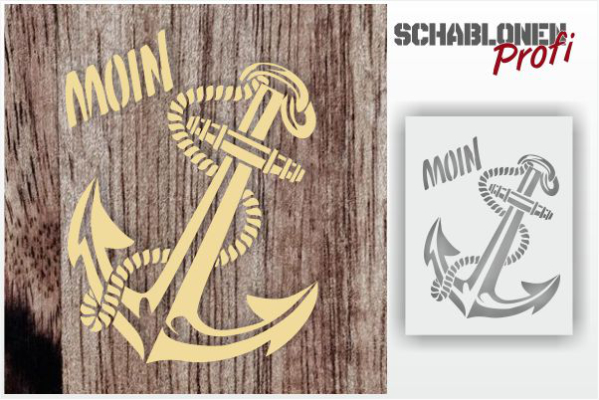 Moin-mit-großem-Anker-Schablone_1337-SchablonenProfi