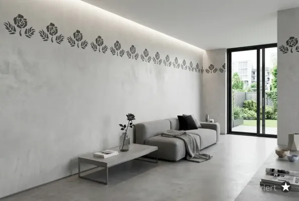 Preview: Natur-Schablone-Bordüre-N0144-Mockup-SchablonenProfi