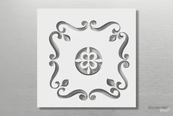 Preview: Ornament-Design-Schablone-J-O026-Schablonenprofi