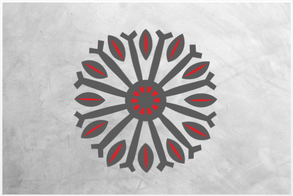 Preview: Ornament-Schablone-J-O025-vom-Schablonenprofi