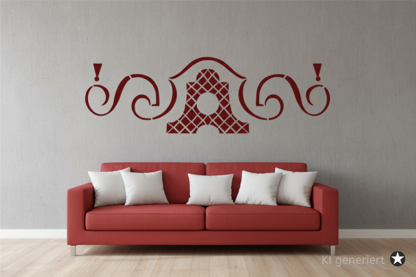 Preview: Ornamente Schablone O034