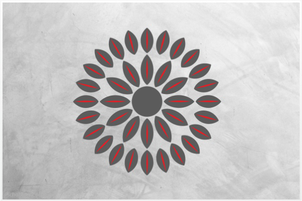 Preview: Ornament-Schablone-J-O035-vom-Schablonenprofi