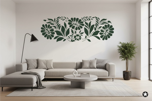 Preview: Ornamente Schablone O045