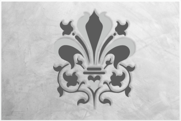 Preview: Ornamente Bordüren Schablone O650