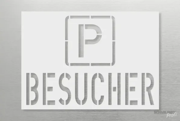 P-BESUCHER_Parkplatzschablone_210_by-SchablonenProfi