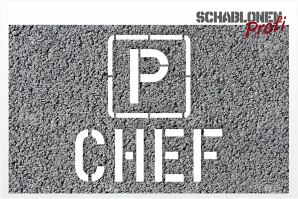 P-CHEF_Parkplatzschablone_215_by-SchablonenProfi