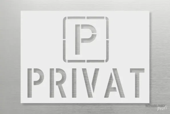 P-PRIVAT_Parkplatzschablone_223_by-SchablonenProfi