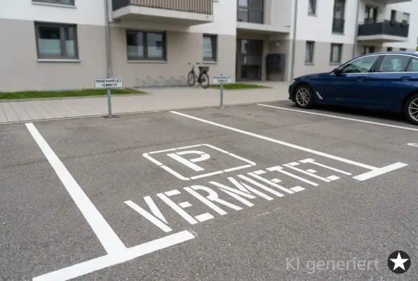 Preview: P-VERMIETET-Parkplatzschablone_212_beispielbild-schablonenprofi
