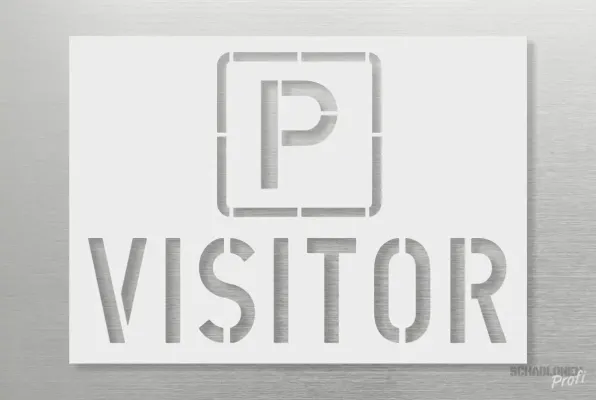 P-VISITOR_Parkplatzschablone_220_by-SchablonenProfi