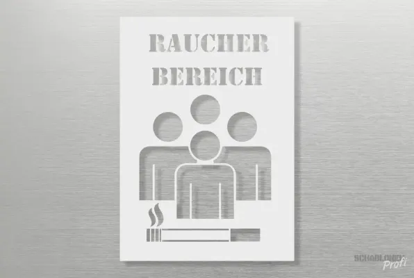 Raucher-Bereich-Schablone-1075-SchablonenProfi