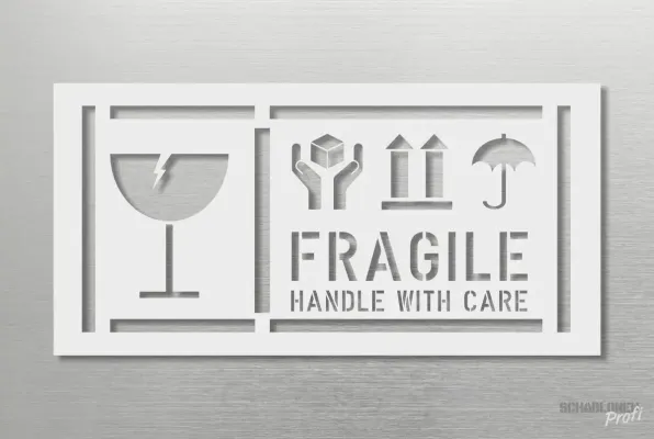 Schablone-FRAGILE-HANDLE-WITH-CARE-1106-Schablonenprofi