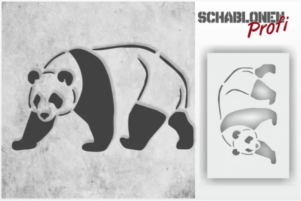 Schablone-Panda-Bär-Pöng_1521_by-SchablonenProfi