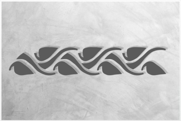 Preview: Standardschablone Bordüre 139