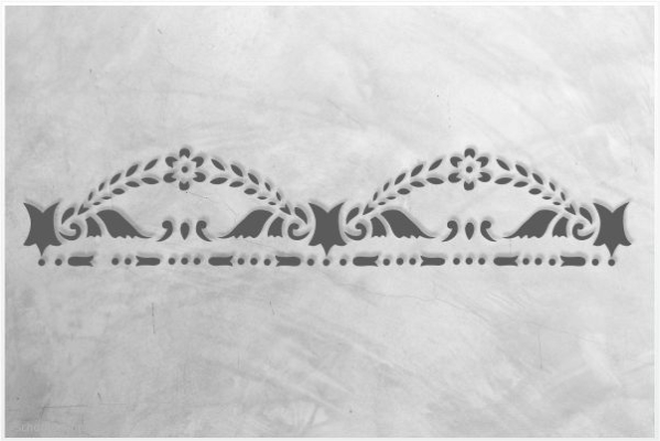 Preview: Standardschablone Bordüre 208