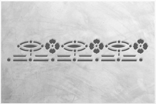 Preview: Standardschablone Bordüre 210