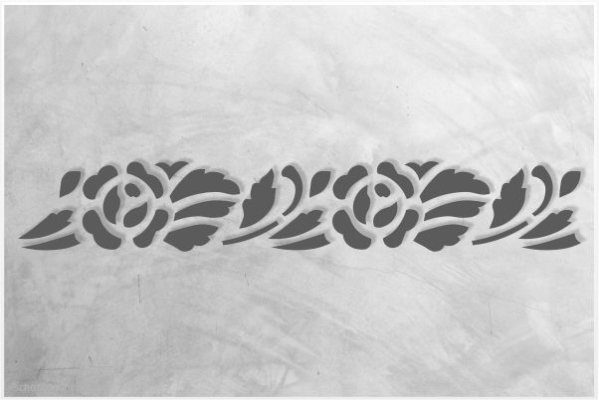 Preview: Standardschablone Bordüre 243