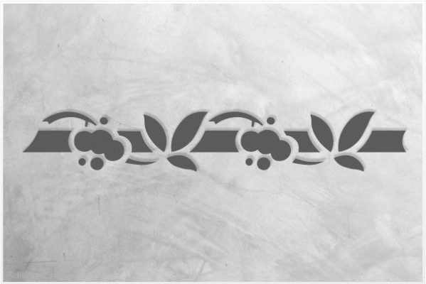 Preview: Standardschablone Bordüre 272