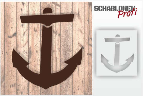 Tattoo-Schablone-Anker_TA39_by-SchablonenProfi