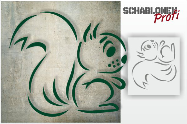 Tattoo-Schablone-Eichhörnchen_TA37_by-SchablonenProfi