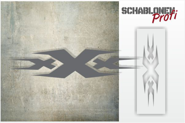 Tattoo-Schablone-Tribel-X_TA43_by-SchablonenProfi