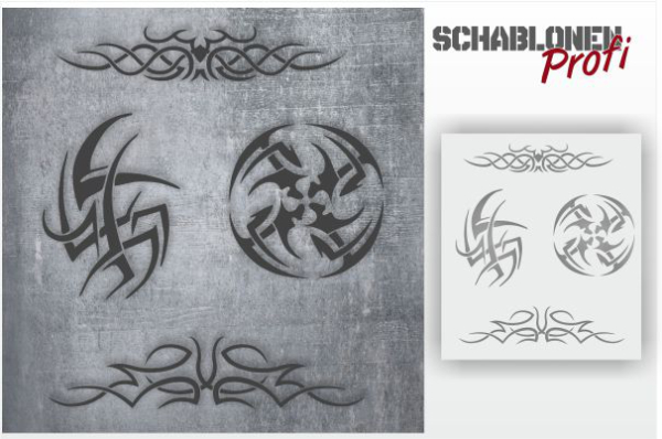 Tribal-Schablonen-Set_1372-SchablonenProfi