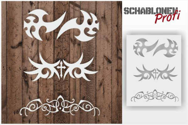 Tribal-Schablonen-Set_1380-SchablonenProfi