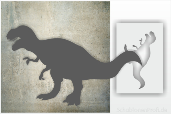 Tyranosaurus Schablone 001_by SchablonenProfi