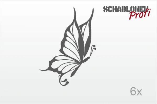Wandschablone-6-Schmetterlinge-W0063.2-by-SchablonenProfi