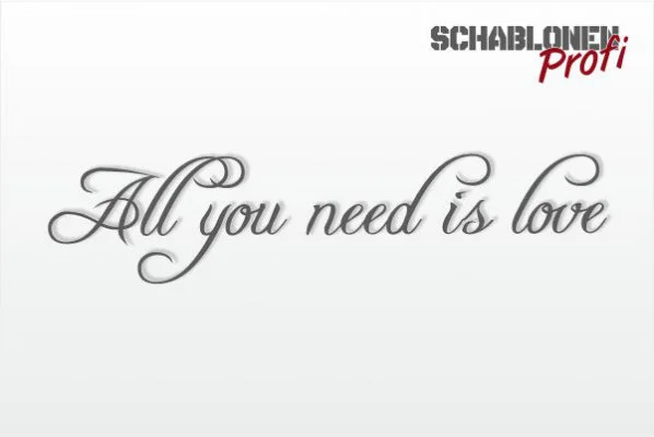 Wandschablone-All_you_need_is_love-W2021-2_by-SchablonenProfi