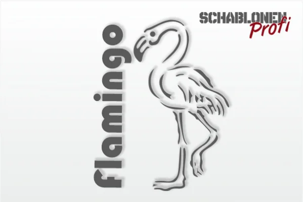Wandschablone-Flamingo-Flo-W2200-by-SchablonenProfi