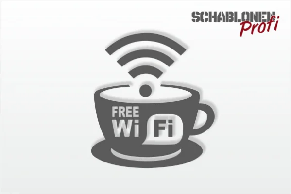 Wandschablone-Kaffeetasse-FREE-WIFI_W2296_by-Schablonenprofi